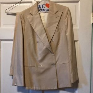 Ralph Lauren pantsuit, beige, size 8 with  blouse